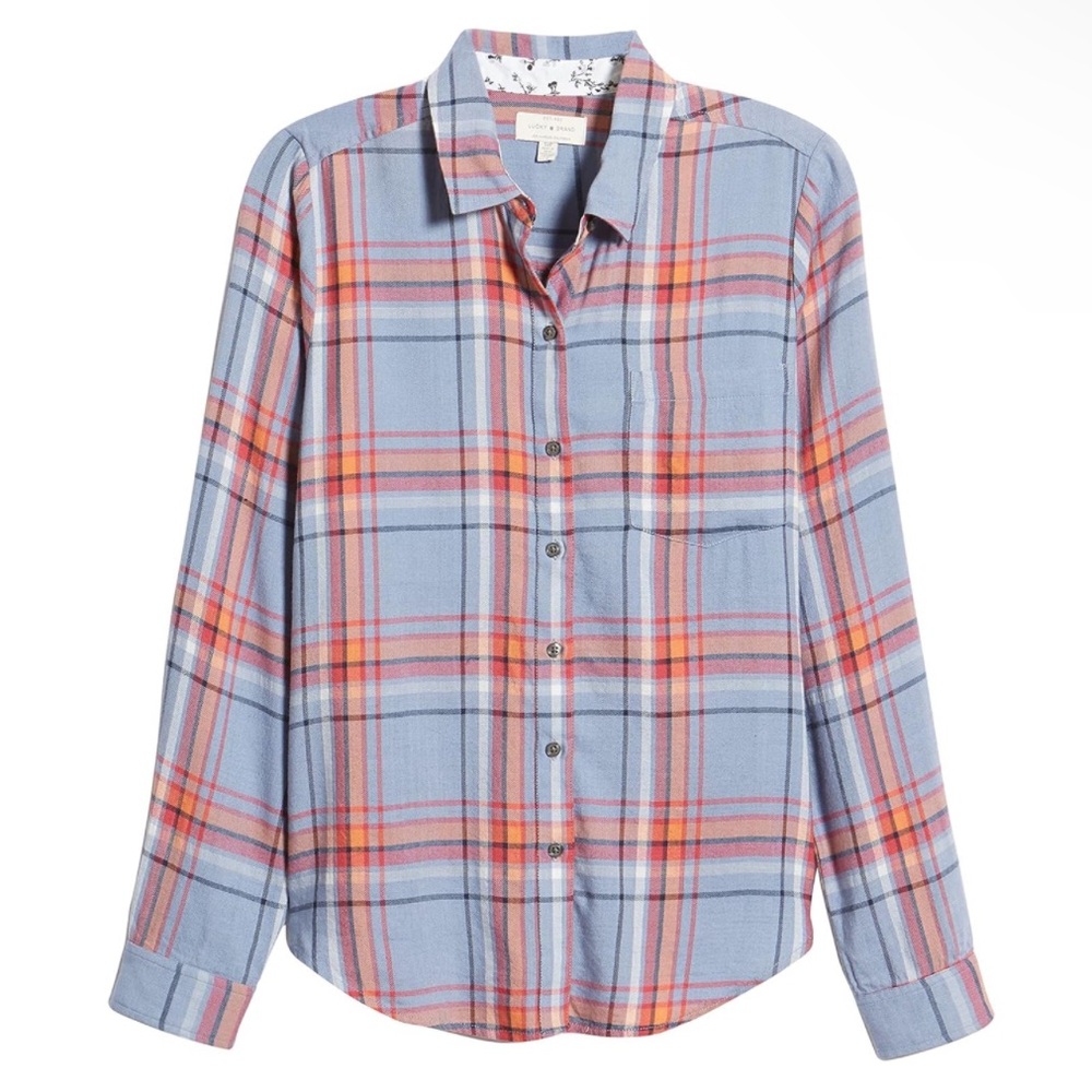 Lucky Brand Plaid Button Down Shirt - Picture 7 of 7